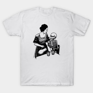 Woman skeleton drink T-Shirt